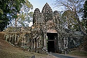 Angkor Thom - East gate the Victory Gate. 